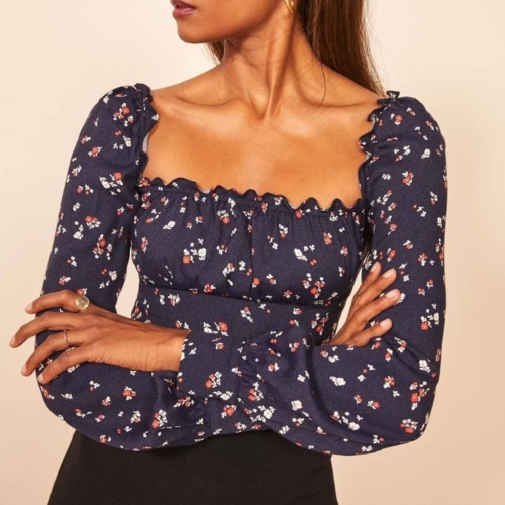 Reformation Long Sleeve Top - Size 10